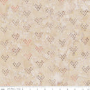 Boho Batiks - Quilting Fabric Batik - Coffee Cream Star Hearts- Brown