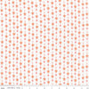 Boho Batiks - Quilting Fabric Batik - Ghost White Stars - Orange