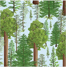 Explore More - Quilting Fabric - Forest Splendor - Sky Blue