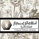 Botanical Sketchbook – Precut – Stamp – Multi