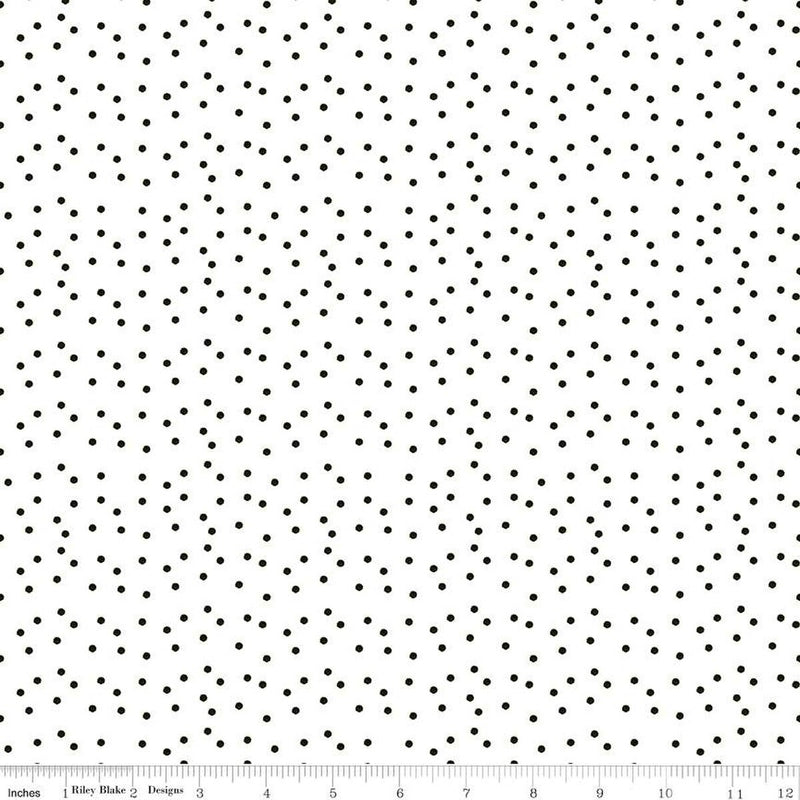 Sewing Seeds III - Seed Dots White