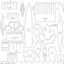 Sewing Seeds III - Posie Patterns White