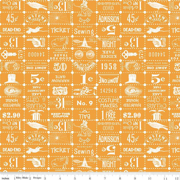 Costume Maker's Act II - Ticket Grid Orange