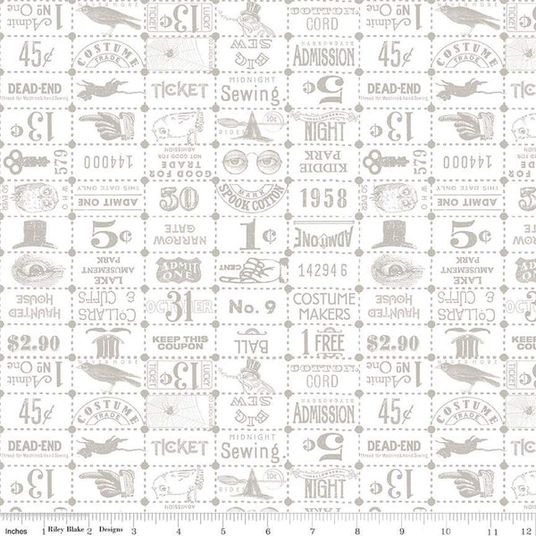 Costume Maker's Act II - Ticket Grid White