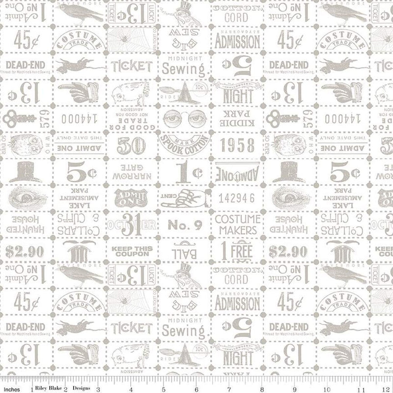 Costume Maker's Act II - Ticket Grid White