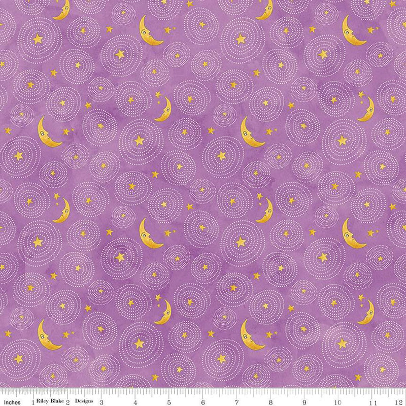 Ghoul Friends - Stars and Moon - Purple