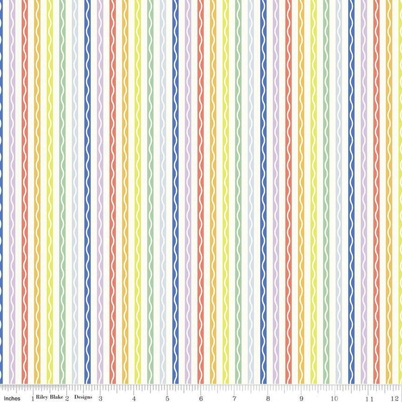 New Box of Crayons Stripe Cloud