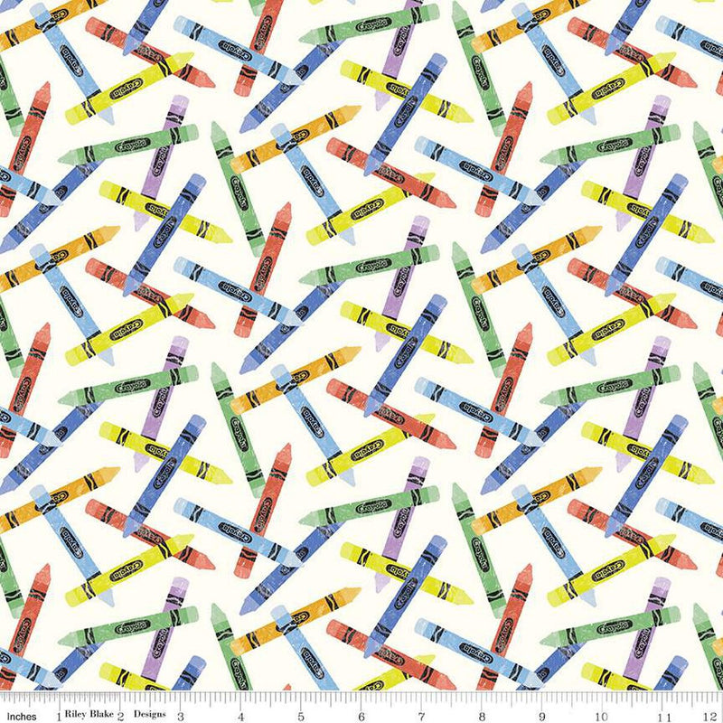 New Box of Crayons Crayon Toss Cloud