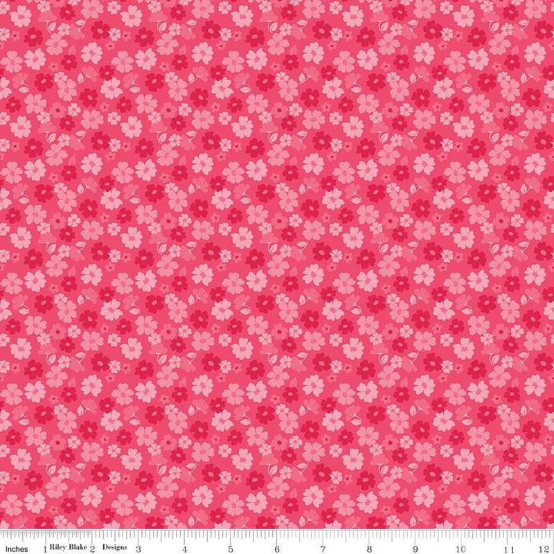 Zinnias - Tossed Flowers Pink