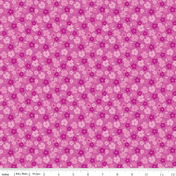 Zinnias - Tossed Flowers Purple