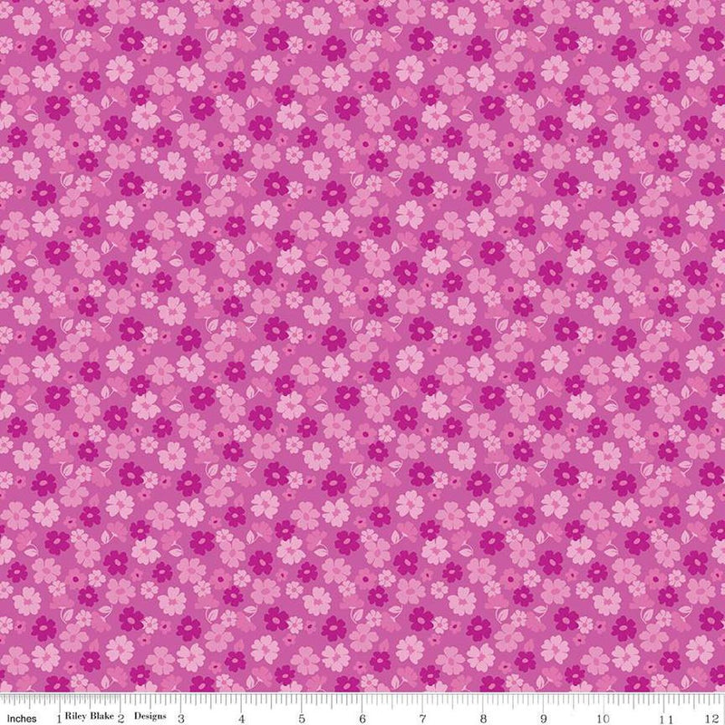 Zinnias - Tossed Flowers Purple