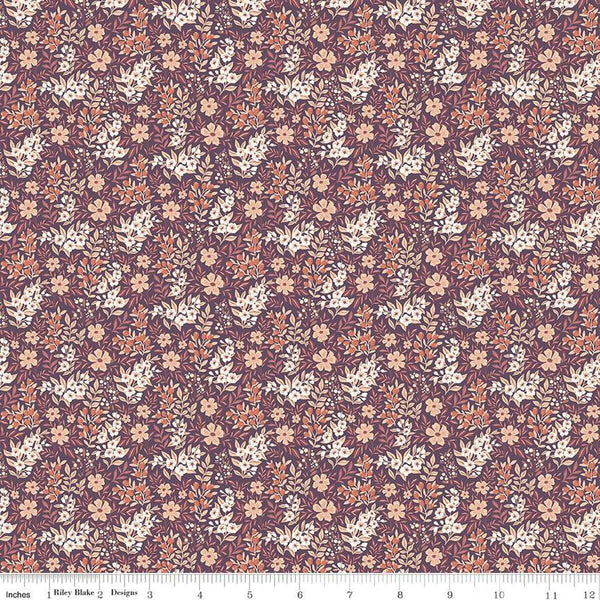 Evening on the Prairie - Ditsy Floral Purple