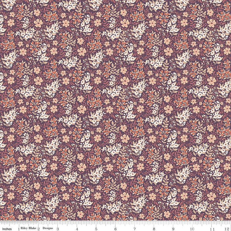Evening on the Prairie - Ditsy Floral Purple