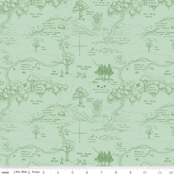 Winnie the Pooh - Map Green