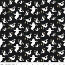 Spooky Ghosts Black