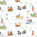 Happy Haven - Quilting Cotton Fabric - The Good Life - White