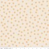 Denim & Daisy Daisies Daisy fabric with golden daisies scattered on cream