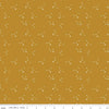 Petals & Hazel - Quilting Cotton Fabric - Scatter - Butterscotch