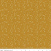 Petals & Hazel - Quilting Cotton Fabric - Hearts - Butterscotch