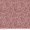 Harvest on the Prairie Ditsy Wine fabric with tiny cream flowers on deep wine