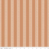 Harvest on the Prairie Stripe Suede fabric with tan and cream decorative stripes