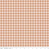 Harvest on the Prairie Plaid Suede fabric with soft tan and cream check