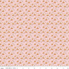 Harvest on the Prairie Pumpkin Blush fabric with small pumpkins on soft pink