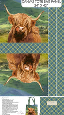 Highland Home Tote Panel