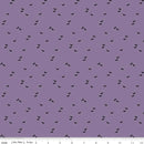 Seasonal Basics Bat Purple| 100% Cotton By Christopher Thompson From Riley Blake