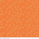 Seasonal Basics Spider Webs Orange| 100% Cotton By Christopher Thompson From Riley Blake