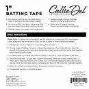 Callie Del® Batting Tape 1in x 30yds