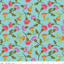 Zinnias - Thistle Aqua