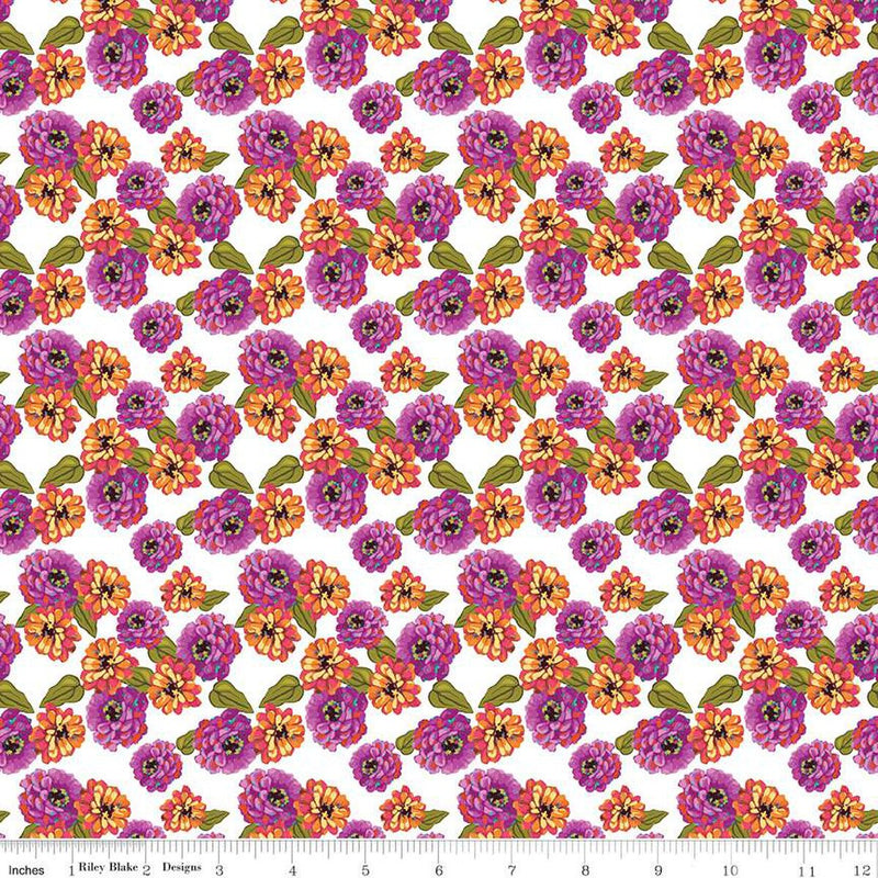 Zinnias - Zinnias White