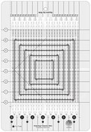 Stripology© Quarters MINI Ruler CGRGE4