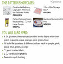 Wiggly Worms Log Cabin Pattern