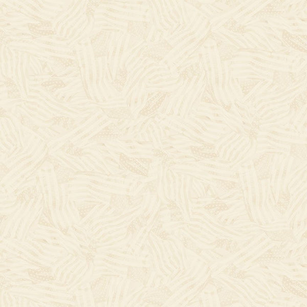 Freedom - WAVY TONAL FLAGS Ivory