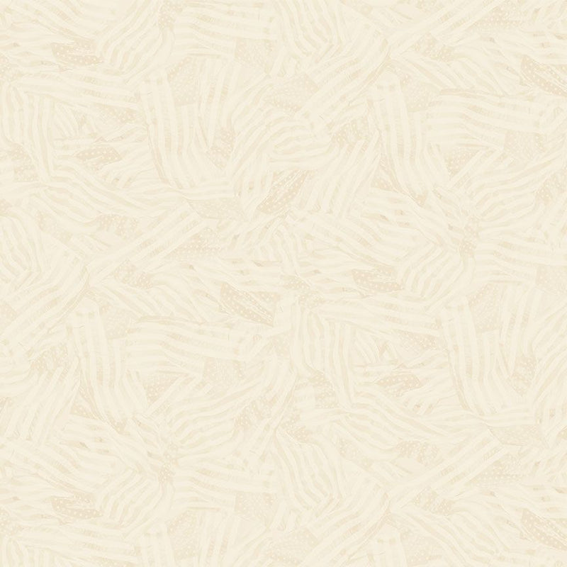 Freedom - WAVY TONAL FLAGS Ivory