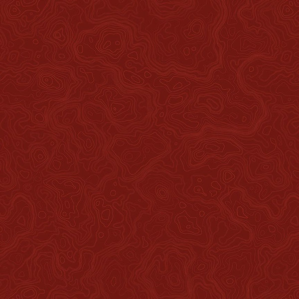 Freedom - TOPOGRAPHY MAP Burgundy