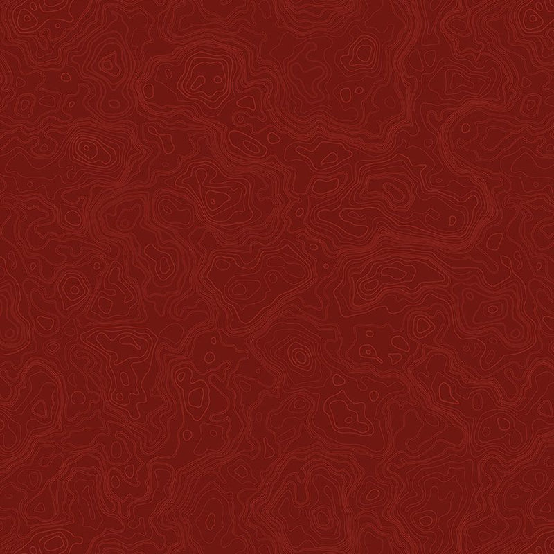 Freedom - TOPOGRAPHY MAP Burgundy