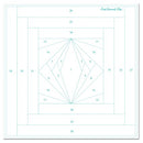 Fabric Foundation Piecing Panels - Diamond - 19" x 19"