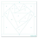 Fabric Foundation Piecing Panels - Heart - 19" x 19"