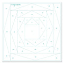 Fabric Foundation Piecing Panels - Log Cabin Peaks - 19" x 19"