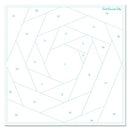 Fabric Foundation Piecing Panels - Spinning Cabin - 19" x 19"