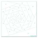 Fabric Foundation Piecing Panels - Wonky Rose - 19" x 19"