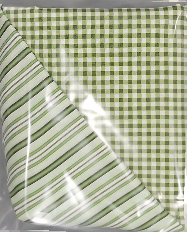 Finishing Kit - Green Plaid/Green Stripe