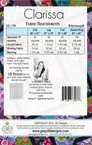 Clarissa - 10" Square Pattern 198