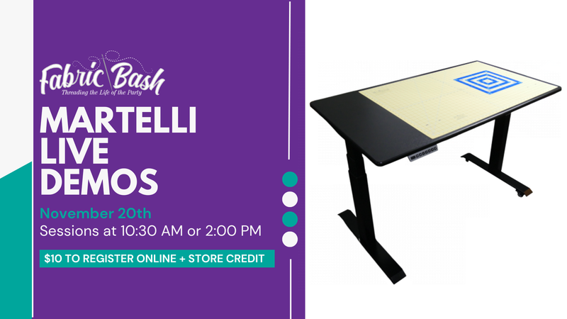 Martelli LIVE — Special Event at Fabric Bash!