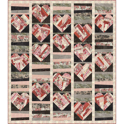 Country Hearts Quilt Kit