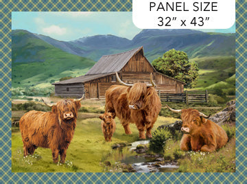 Highland Home Cow Panel