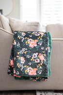 Porch Swing Floral Minky Blanket - 60x72